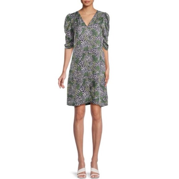 See By Chloe Blue/Green‎ Floral Print Sheath Dress - Picture 1 of 8